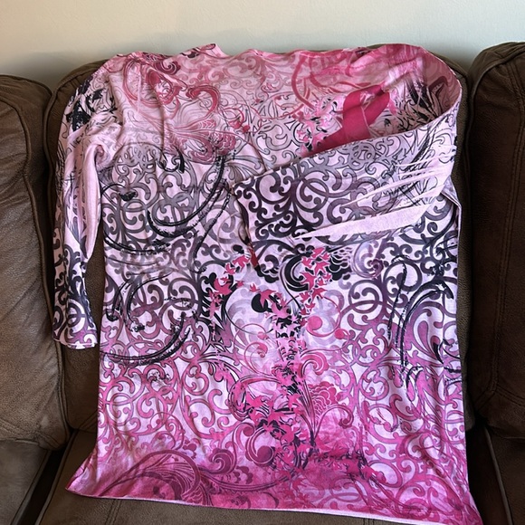 Style & Co breast cancer awareness shirt - Picture 6 of 6
